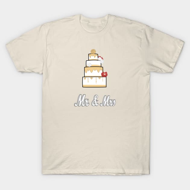 Wedding cake art T-Shirt by ballooonfish